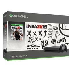 Microsoft Xbox One X 1TB 游戏机《NBA 2K19》同捆主机