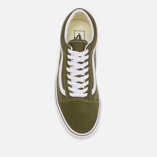 VANS 范斯 Old Skool系列系带平底男士休闲鞋板鞋 Beech/True White  