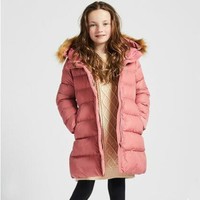 UNIQLO 优衣库 WARM PADDED 女童轻型保暖大衣