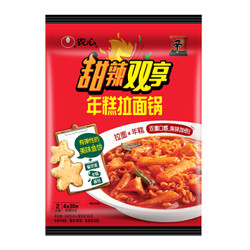 NONGSHIM 农心 甜辣双享年糕拉面锅 分享装 330g