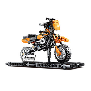 移动专享：SEMBO BLOCK 森宝积木 701101 科技系列 KTM越野摩托车模型