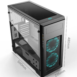 PHANTEKS 追风者 515PTG PRO E-ATX版 中全塔式侧透水冷机箱