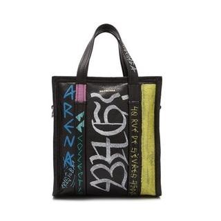 Balenciaga Graffiti Bazar Shopper XS 女士小羊皮手提包