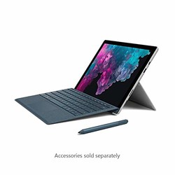 Microsoft Surface Pro 6 12.3 英寸平板电脑 - （银色）KJU-00002  Intel Core i7, 8 GB RAM, 256 SSD