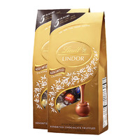 美国进口瑞士莲（Lindt）夹心巧克力软心球5种口味混合装 流心巧克力600g*2