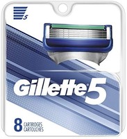 Prime会员：Gillette 吉列 男士Gillette5剃须刀替换装（8件装）