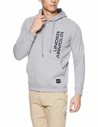 Under Armour 安德玛 男士 Rival Fleece Script 羊毛连帽衫上衣