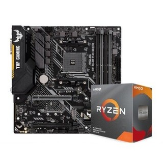 AMD 锐龙 Ryzen5 3500X CPU处理器 + ASUS 华硕 TUF B450M-PLUS GAMING 电竞特工 主板套装