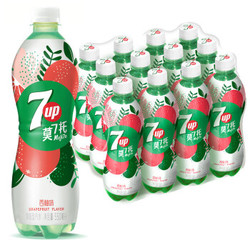 七喜 7UP 莫七托 西柚味 汽水碳酸饮料 550ml*12瓶 *2件