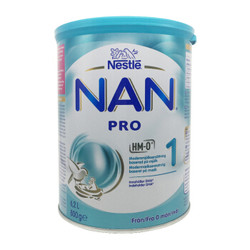 雀巢能恩 Nestle NAN PRO 婴幼儿配方奶粉 1段 800g /罐 *2件