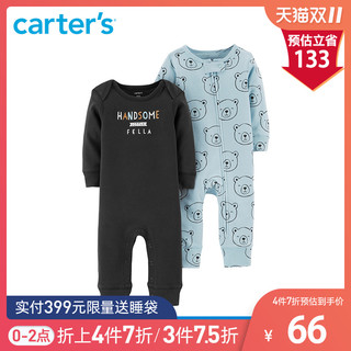 Carters 婴儿长袖连体衣 *4件