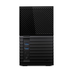 Western Digital 西部数据 My BOOK Duo WDBFBE0240JBK-EESN USB 3.1 移动硬盘 24TB 黑色