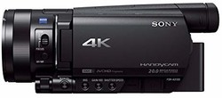 Sony 索尼 FDR-AX100EB  4K 摄像机 29 mm 广角镜头 录制长 4K 视频