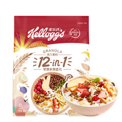 Kellogg's 家乐氏 12-in-1坚果水果麦片 600g