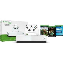 最值海淘季,Xbox One S 全数字版游戏机 附《我的世界》《盗贼之海》《堡垒之夜》