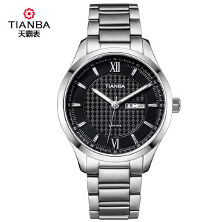 TENBA 天霸 TM7012 石英表钢带夜光带