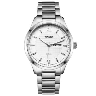 TENBA 天霸 TM7012 石英表钢带夜光带