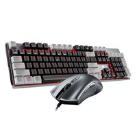 黑峡谷（Hyeku）游戏键鼠套装电竞鼠标键盘套装KM7100（灰色）