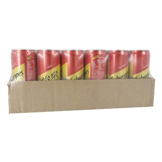 Schweppes 怡泉 姜水330ml*24听/箱 含气饮料