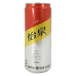 Schweppes 怡泉 姜水330ml*24听/箱 含气饮料