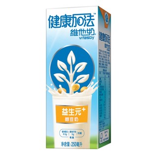 vitasoy 维他奶 健康加法益生元+醇豆奶250ml*12盒