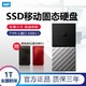 西部数据（WD）移动硬盘固态Type-c 512G/1T2T My Passport SSD手机可用 疾速款1TB+原装皮包