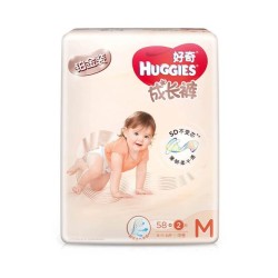 HUGGIES 好奇 铂金装 婴儿成长裤 M60片 *4件 +凑单品