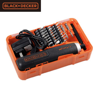 百得（BLACK&DECKER）Smart Push 电动螺丝刀 电钻起子 小型充电式手电钻电动螺丝批 家用电动工具BD40K27