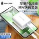 SUPCASE 苹果MFI认证PD快充C转Li充电套装+1.2米C to Lightning线