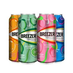 冰锐（Breezer）洋酒 3°朗姆预调酒 缤纷四口味组合装 330ml*4 *4件