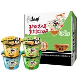 康师傅 日式豚骨面组合 8桶 整箱装 *5件