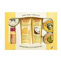 BURT‘S BEES 小蜜蜂 Tips and Toes Kit 手足唇护养6件套 *4件