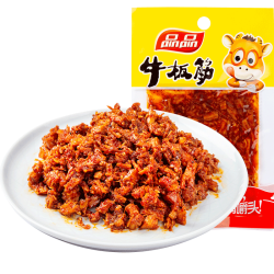 品品牛板筋 独立小包装麻辣牛肉干辣条零食四川特产小吃批发50袋