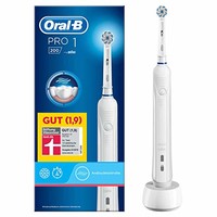 Oral-B 欧乐B PRO 1 200 电动牙刷 适用于敏感牙龈温和清洁 白色