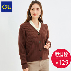 GU 极优 GU324283000 女士毛衣外套