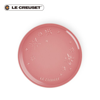 Le Creuset 酷彩 炻瓷圣诞星星系列19cm圆形盘多色多彩盘子