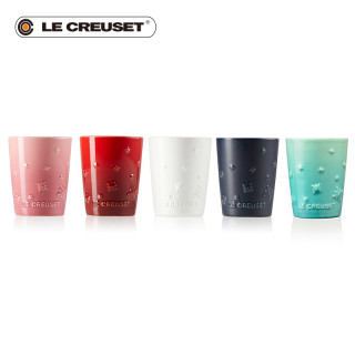 Le Creuset 酷彩 60323224310014 炻瓷圣诞星星系列220毫升平底杯