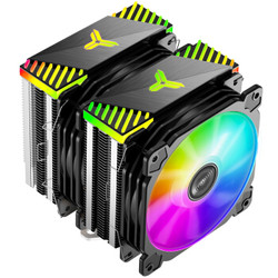 乔思伯（JONSBO）CR-2000 塔式CPU散热器（双塔双风扇/主板5VARGB同步/6热管/多品台/附硅脂）