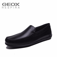 健乐士 GEOX 商务休闲鞋 U920WA00043 黑色C9999