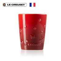 法国LE CREUSET酷彩 炻瓷圣诞星星系列220毫升平底杯
