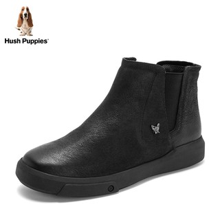 HushHush-Puppies-暇步士冬季专柜同款平底短靴女休闲鞋