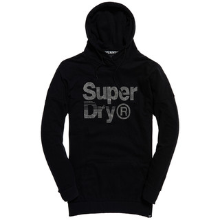 Superdry 极度干燥 2019秋冬装中长款钉钻字母LOGO潮 卫衣