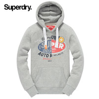 Superdry 极度干燥 抓绒复古做旧字母拼接衣女