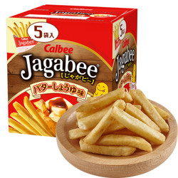 卡乐比（ Calbee）薯条三兄弟日本进口黄油酱油味薯条零食80g *7件