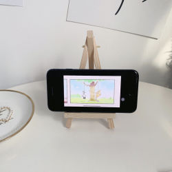 木质桌面手机支架 8*15cm