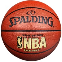 SPALDING 斯伯丁 74-607Y NBA比赛室内软PU篮球 