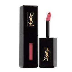 YVES SAINT LAURENT 圣罗兰 VERNIS A LEVRES VINYL CREAM 黑管唇釉 407
