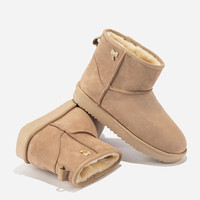 hotwind 热风 加绒短筒雪地靴