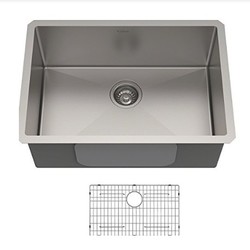 Kraus 克劳思 KHU100-26 304不锈钢拉丝单盆厨房水槽