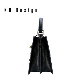 KH Design 明治 女包真皮卡通手提包